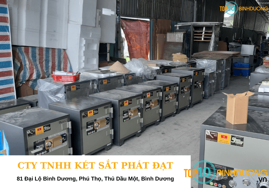 CTY TNHH KÉT SẮT PHÁT ĐẠT - địa chỉ bán két sắt tại Bình Dương