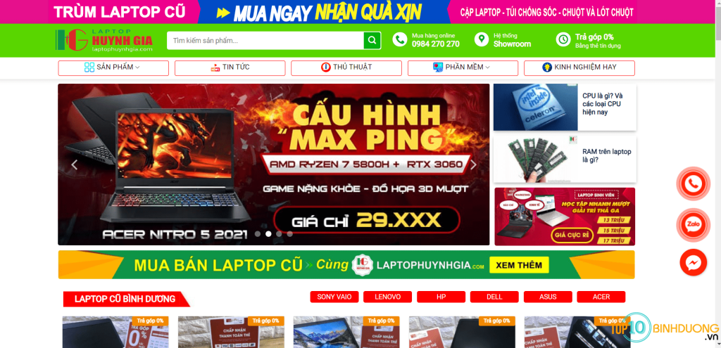 Top 10 Dia Chi Ban Laptop Cu Tai Binh Duong Uy Tin (5)