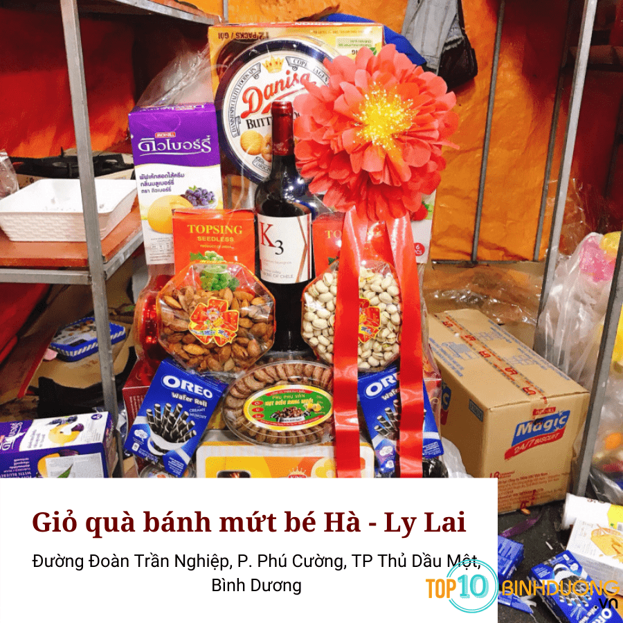 Giỏ quà bánh mứt Bé Hà - Ly Lai