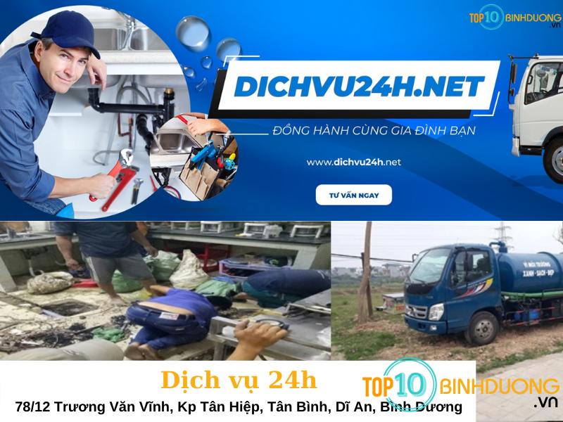 dịch vụ hút hầm cầu tại Bình Dương