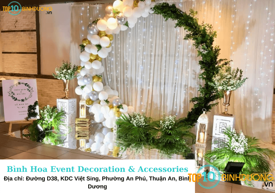 Bình Hoa Event Decoration & Accessories - trang trí tiệc cưới bình dương