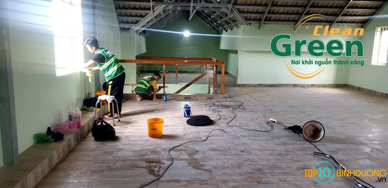 dịch vụ vệ sinh công nghiệp Green Clean