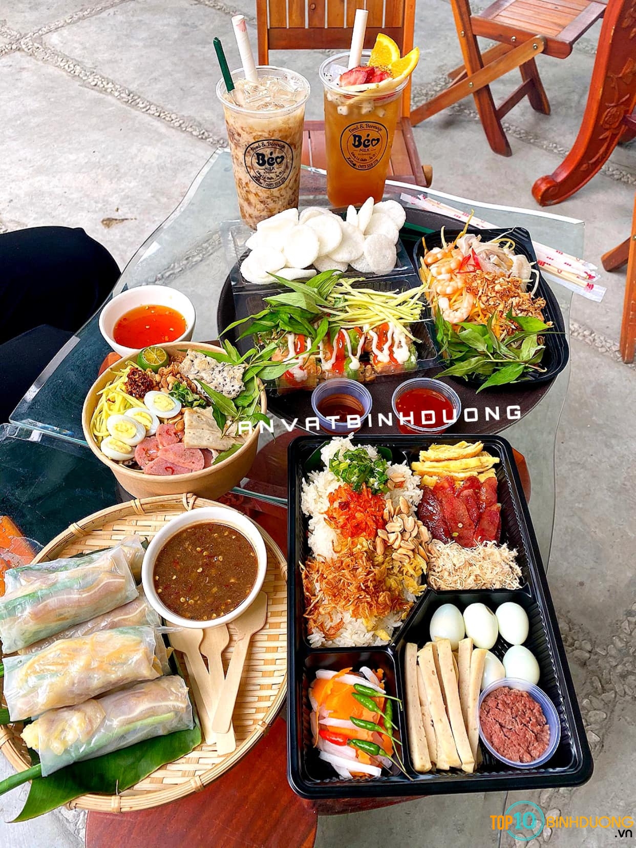 quán ăn vặt tại Bình dương