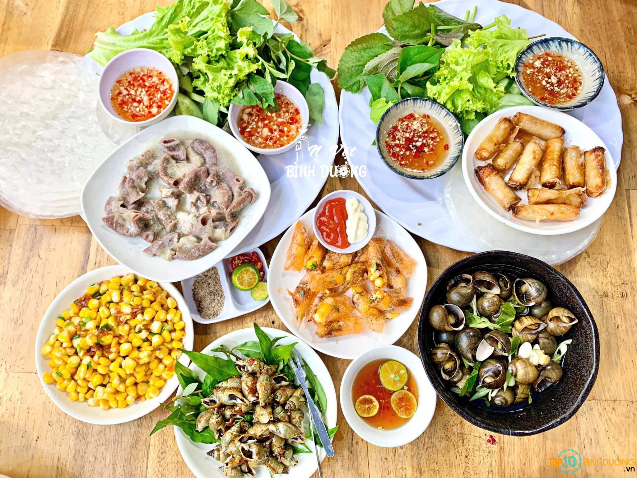 quán ăn vặt tại Bình dương