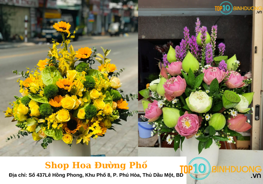 Shop Hoa Tươi Đường Phố - Top10binhduong