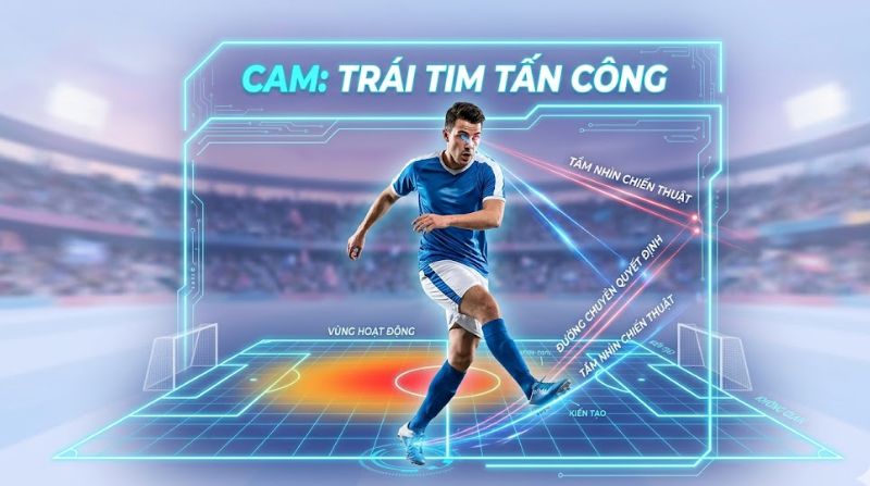 CAM là gì? Các nhiệm vụ cơ bản tiền vệ tấn công trung tâm